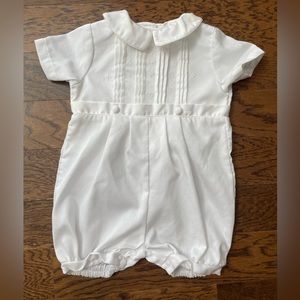 Petit Ami White 3 month Christening Baptism Bubble